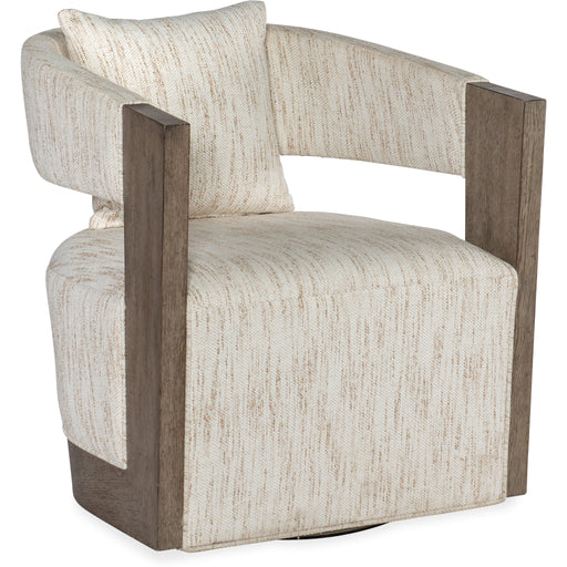 Hooker Furniture Calloway Peak Swivel Beige Accent Chair