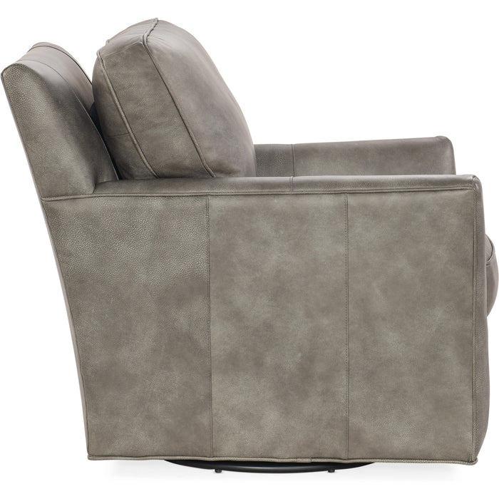 Hooker Furniture Living Room Swivel Club  Accent Chair