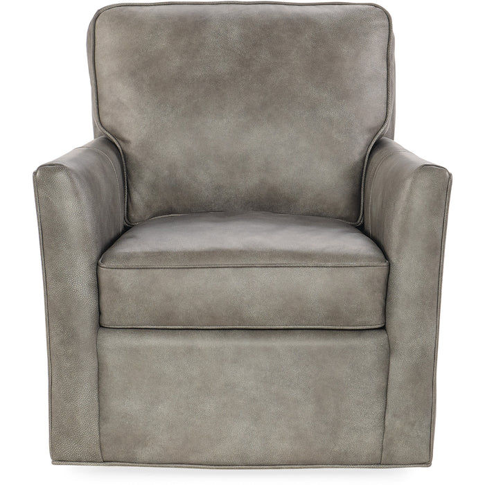 Hooker Furniture Living Room Swivel Club  Accent Chair