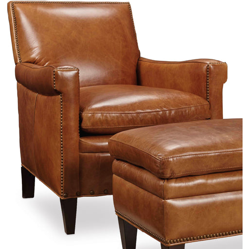 Hooker Furniture Jilian Club Brown Accent Chair