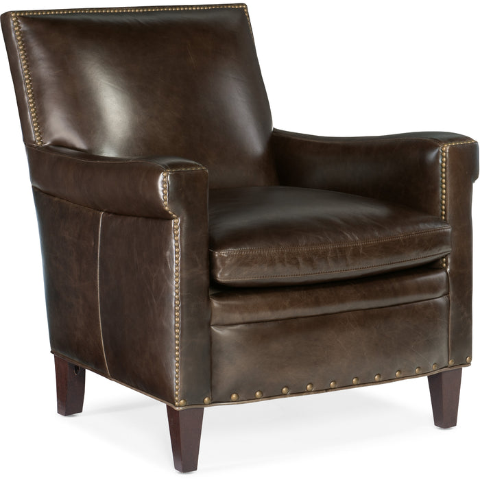 Hooker Furniture Jilian Club Brown Accent Chair