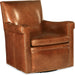 Hooker Furniture  Jilian Swivel Club Brown Accent Chair