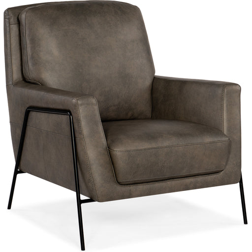 Hooker Furniture Living Room Amette Metal Frame Club Accent Chair