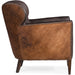 Hooker Furniture Kato Leather Club Brown Accent Chair