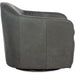 Hooker Furniture Roper Swivel Club Grey Accent Chair