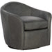 Hooker Furniture Roper Swivel Club Grey Accent Chair