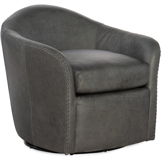 Hooker Furniture Mai Wing Swivel Club Green Accent Chair