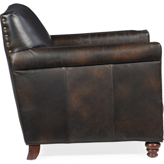 Hooker Furniture Potter Club Brown Accent Chair