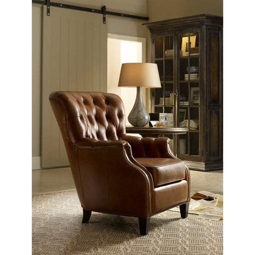 Hooker Furniture  Hamrick Club Brown Accent Chair