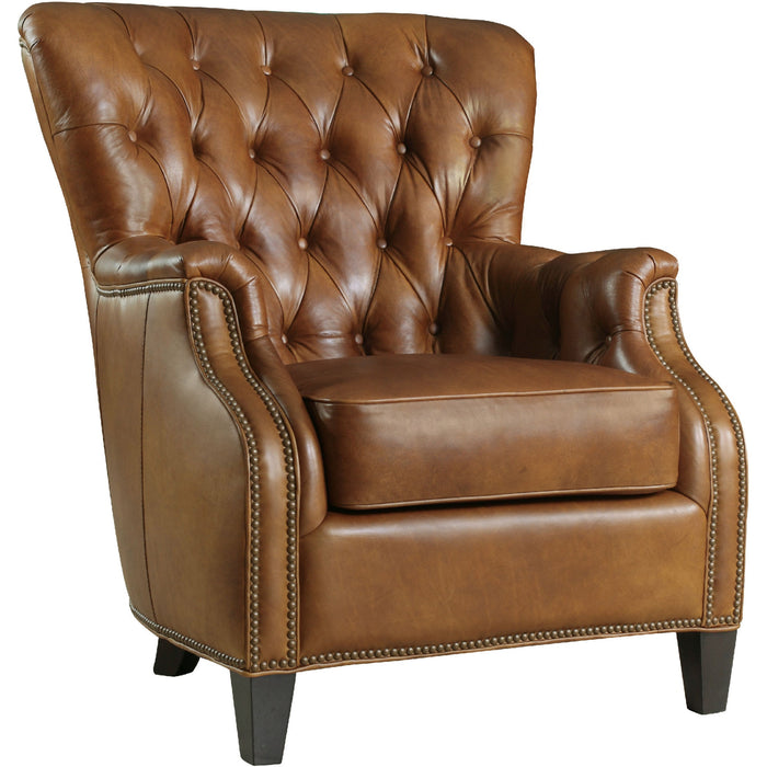 Hooker Furniture  Hamrick Club Brown Accent Chair
