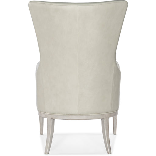 Hooker Furniture Kyndall Club Chair with Beige Accent Pillow