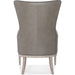 Hooker Furniture Club Chair with Grey Accent Pillow