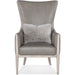Hooker Furniture Club Chair with Grey Accent Pillow
