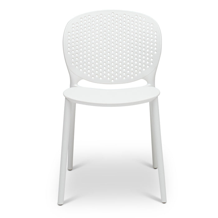 Urbia Grey Bailey Outdoor Stacking Chair (set of 4)