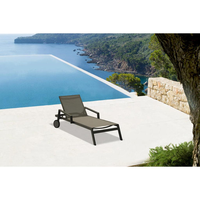 Whiteline Modern Bondi Outdoor Lounge Chair (set of 2)