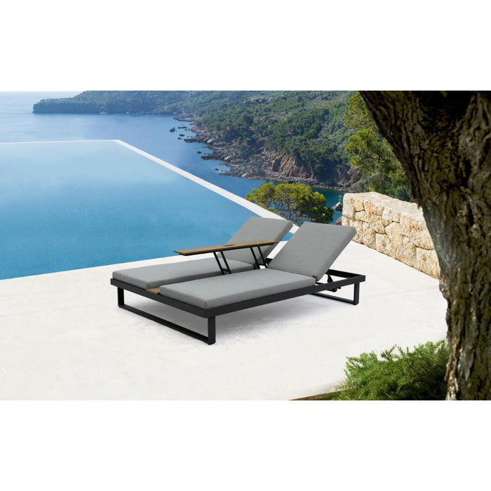 Whiteline Modern Sandy Double Lounge Chair