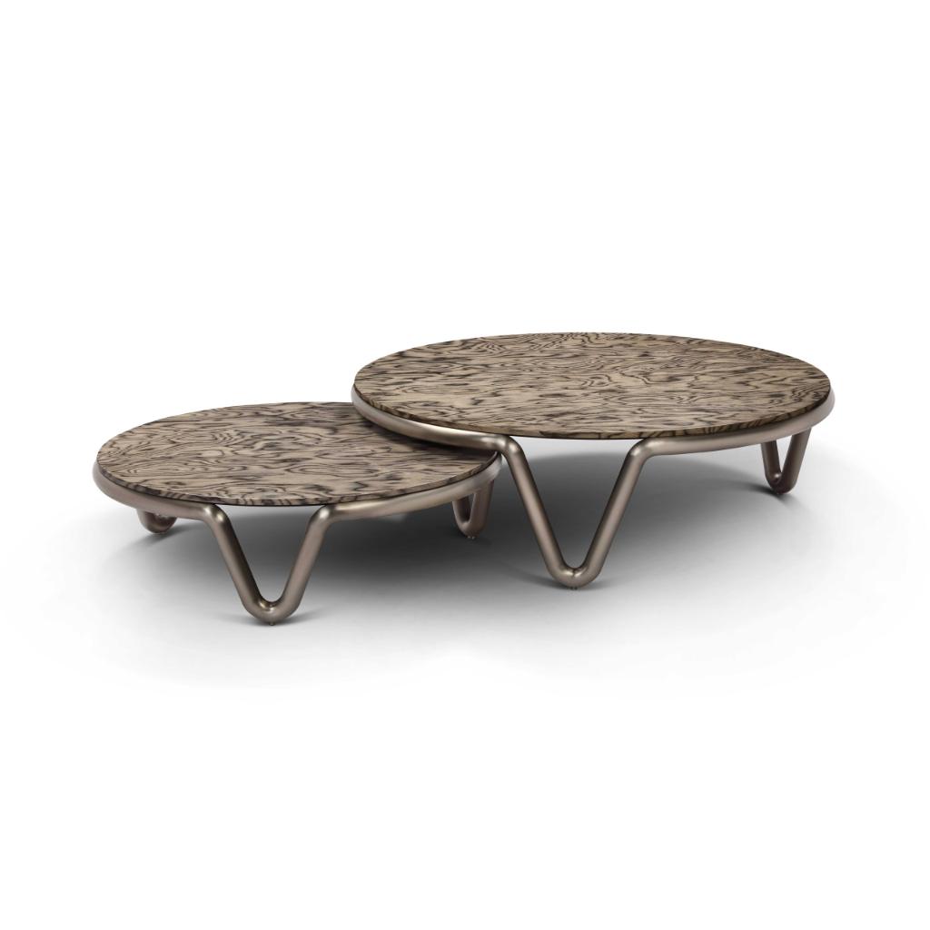 Whiteline Modern Anaconda Coffee Table Small — TableUps