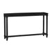 Meridian Dark Wood Rustic Console Table Crestview Collection