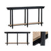 Port Royal Wood Storage Console Table Crestview Collection