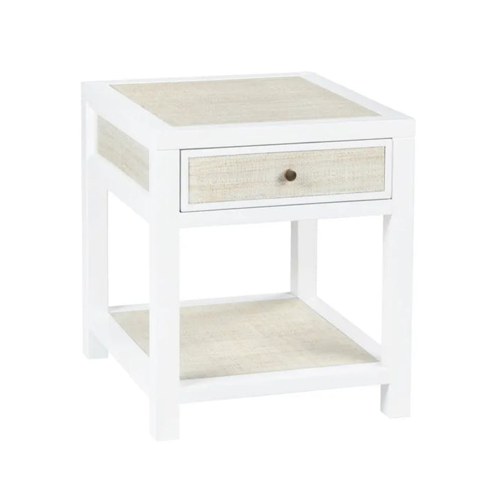 Sandy Shores Rectangle Wood End Table Crestview Collection