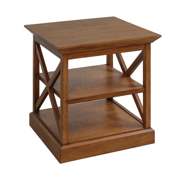 Thomas Storage Mango Wood End Table Crestview Collection