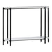 Teeter White Marble Storage Console Table Crestview Collection