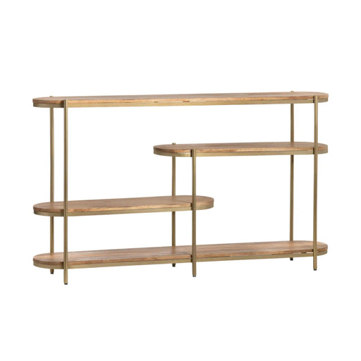 Rockwell Mango Wood Storage Console Table Crestview Collection