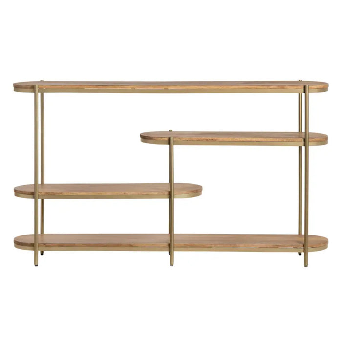 Rockwell Mango Wood Storage Console Table Crestview Collection