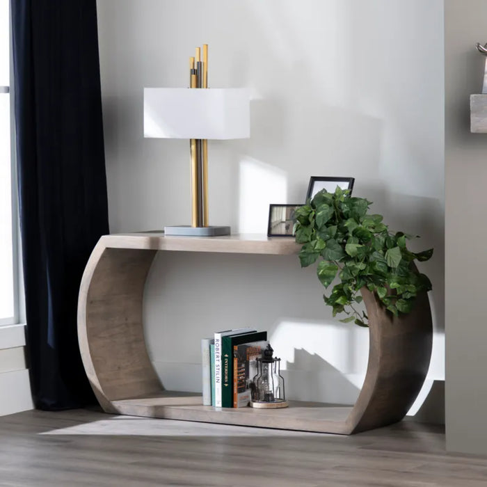 Infinity Mango Wood Console Table Crestview Collection