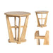 Roswell Round Mango Wood End Table Crestview Collection