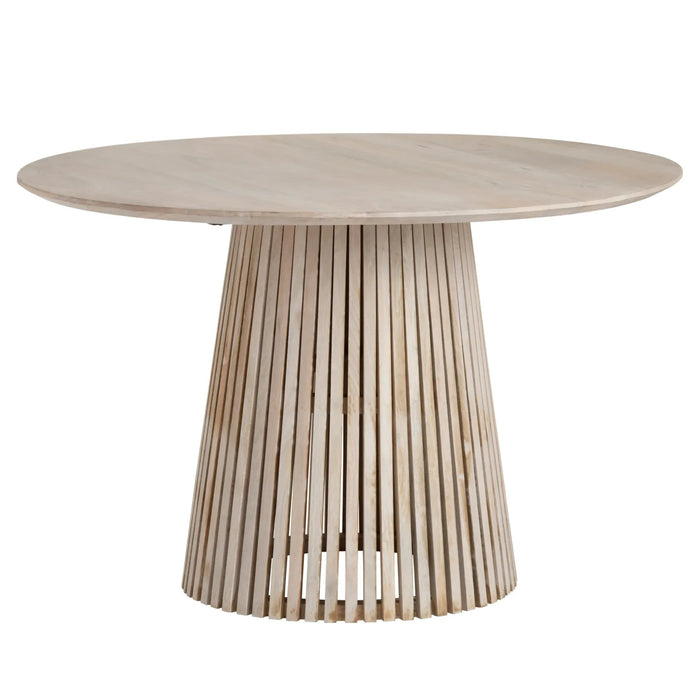 San Bernadino Modern Wood Round Dining Table Crestview Collection