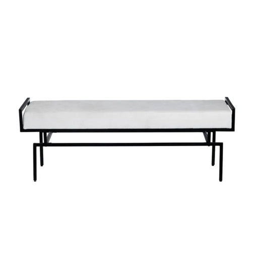 Zara Modern Rectangle Ottoman Bench Crestview Collection