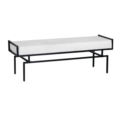 Zara Modern Rectangle Ottoman Bench Crestview Collection