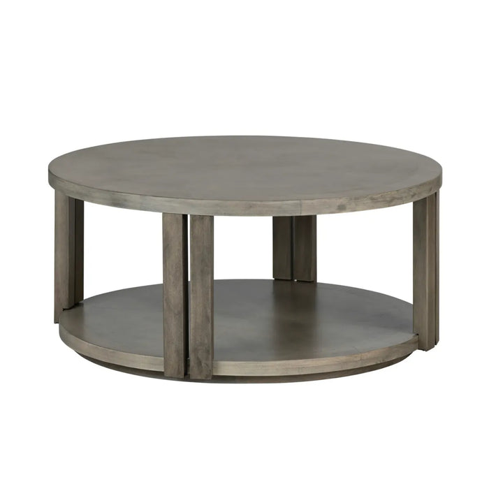 Sullivan Round Mango Wood Coffee Table Crestview Collection