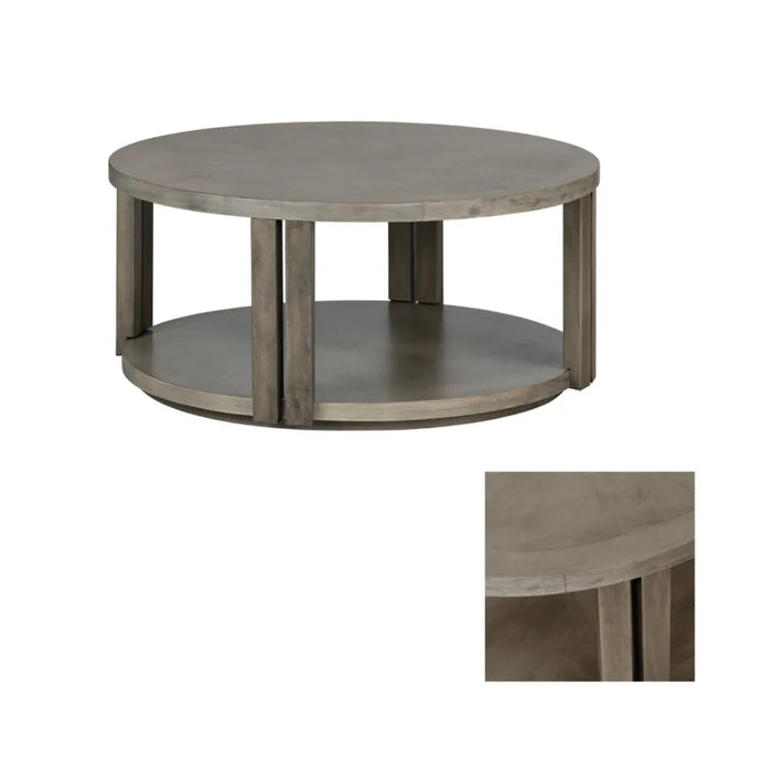 Sullivan Round Mango Wood Coffee Table Crestview Collection