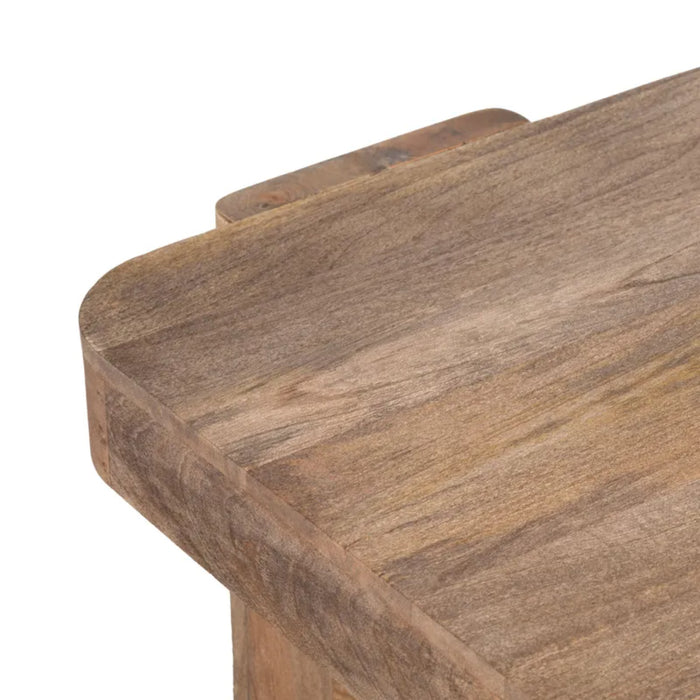 Lafayette Wood Pedestal Coffee/Cocktail Table Crestview Collection