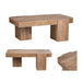 Lafayette Wood Pedestal Coffee/Cocktail Table Crestview Collection