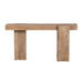 Lafayette Wood Pedestal Console Table Crestview Collection