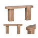 Lafayette Wood Pedestal Console Table Crestview Collection