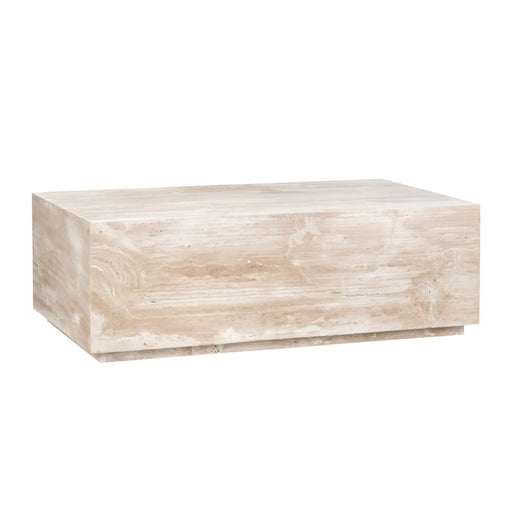 Palermo Travertine Rectangle Coffee Table Crestview Collection