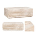 Palermo Travertine Rectangle Coffee Table Crestview Collection