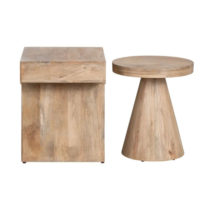 Keppler Nesting Wood Accent Table Set Crestview Collection