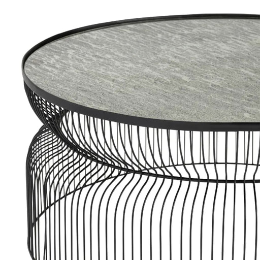 Montreal Round Glass Coffee Table Crestview Collection