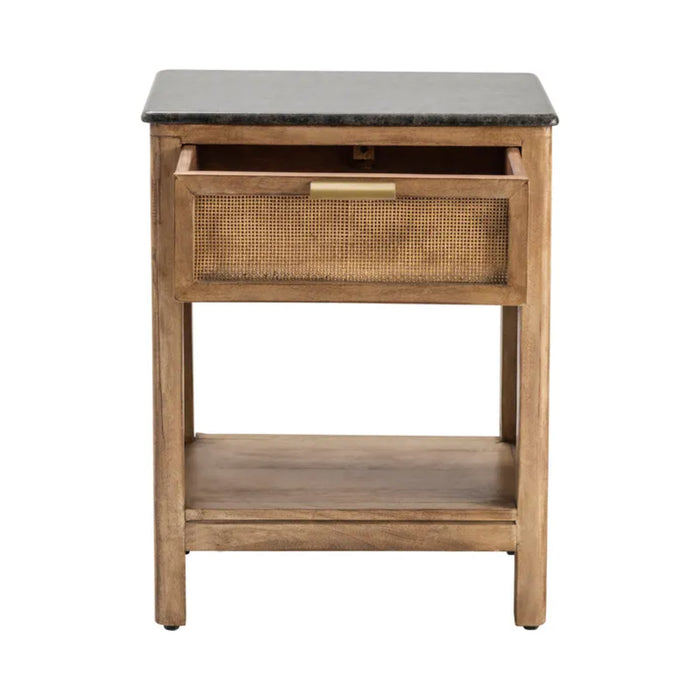 Palos Rectangle Rustic Granite End Table Crestview Collection