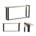 Matthews Modern Wood Narrow Console Table Crestview Collection