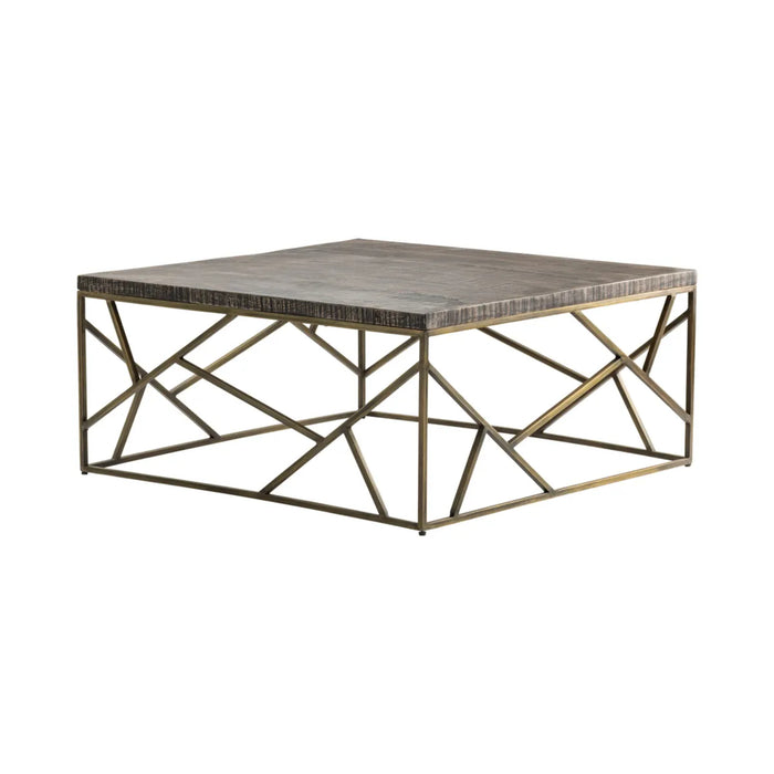 Wyndham Square Mango Wood Coffee Table Crestview Collection