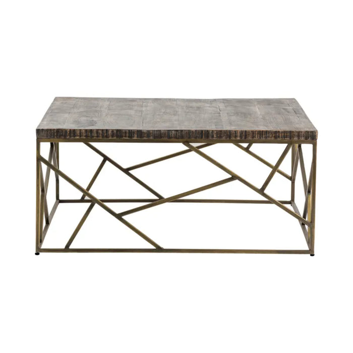 Wyndham Square Mango Wood Coffee Table Crestview Collection