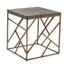 Wyndham Square Mango Wood End Table Crestview Collection