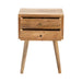 Rigley Square 2-Drawer Wood End Table Crestview Collection