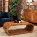 Infinity Unique Acacia Wood Rustic Coffee Table Crestview Collection